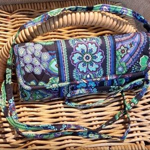 Vera Bradley Blue Rhapsody TriFold Crossbody